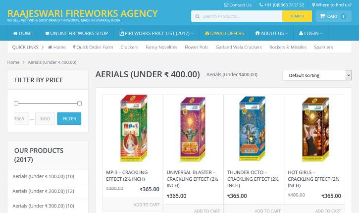 Sivakasi Fireworks Online Shop, India