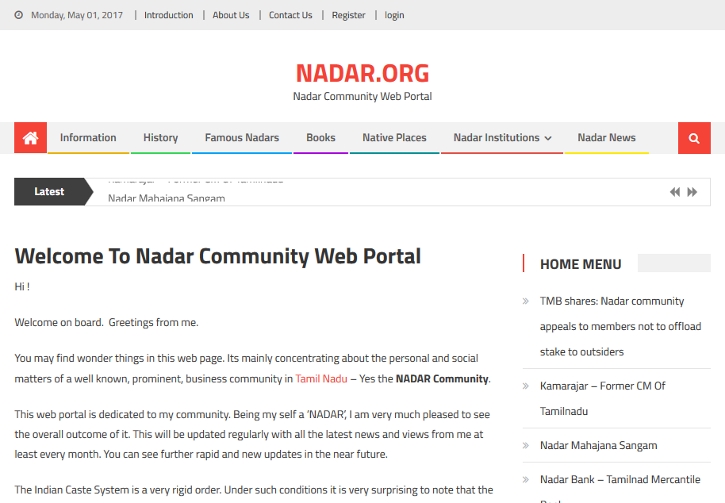 www.nadar.org - Official Nadar community webportal